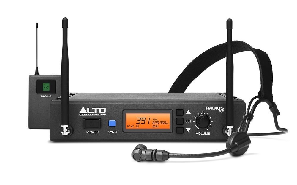 Jual Alto Radius 100 UHF Headset Microphone System FREE